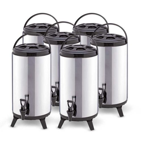 SOGA 6X 10L Portable Insulated Cold/Heat Coffee Tea Beer Barrel Brew Pot With Dispenser SOGA 6X 10L Portable Insulated Cold/Heat Coffee Tea Beer Barrel Brew Pot With Dispenser